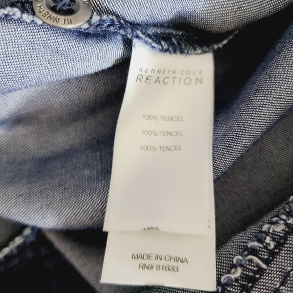 Kenneth Cole Reaction Chambray Tunic Tank - Picture 7 of 8